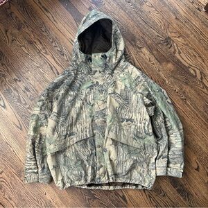 Vintage Cabela's Jacket Men’s 3XL Tall Camo Dry Plus Realtree Hunting Korea 90s